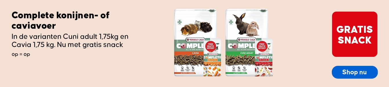 Complete - Cuni en Cavia 1,75 - Met gratis crock
