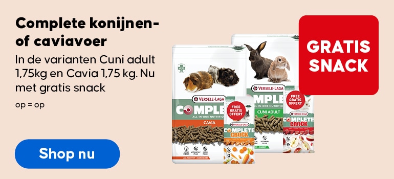 Complete - Cuni en Cavia 1,75 - Met gratis crock