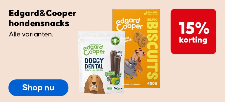 Edgard&Cooper - hondensnacks - 15% korting