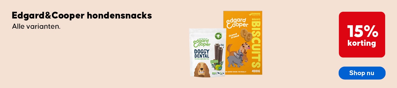 Edgard&Cooper - hondensnacks - 15% korting