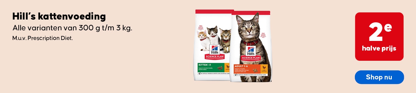 Hill's - kattenvoeding 300g t/m 3 kg - 2e halve prijs