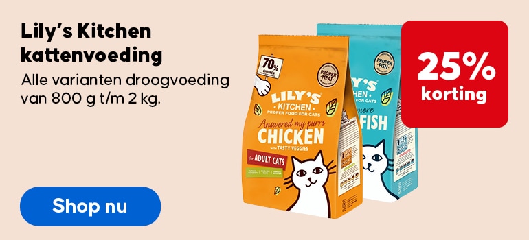 Lil'ys kitchen kattenvoer 25% korting