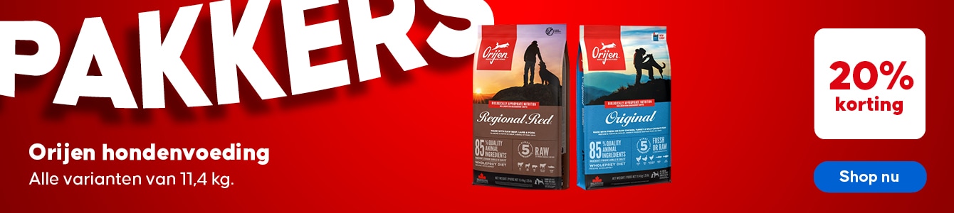 Orijen - hondenvoeding - 20% korting